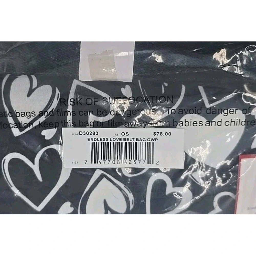 NWT Brighton Belt Bag Endless Love Hearts Fanny Pack Belt Bag Limited Edition